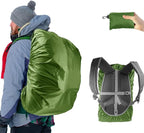 Frelaxy Waterproof Backpack Rain Cover, 10000mm Waterproof Level, Upgraded Ultra-Strong Multilayer Structure, Antislip Cross Buckle Strap, Ultralight Compact Portable, for Hiking, Camping, Traveling