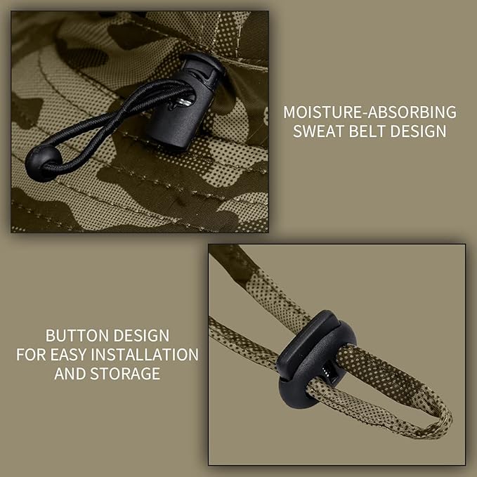 Sun Blocker Hats Outdoor Sun Protection Fishing Cap with Neck Flap Large Brim Outdoor Hat