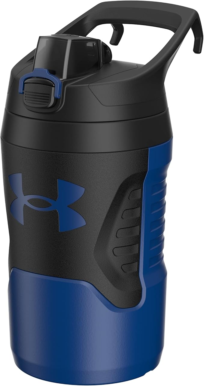 Under Armour 32 oz Insulated Water Bottles - Sports Water Jug with Handle, Fence Hook, Leak Resistant for Baseball, Football & More, 32 oz Water Bottles, Sports Water Bottle Insulated