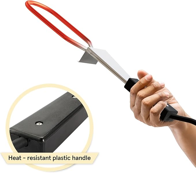 600W Electric Charcoal Starter Fire Lighter for BBQ Grill Smoker Fireplace, Firepit, Stove - Quickly Ignite Coals Briquettes Without Lighter Fluid or Matches - 29 Inch Power Cord