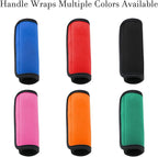 2 Pack Luggage Handle Wraps for Luggage Suitcase Travel Bags (Blue)