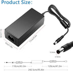 SHNITPWR 12V 5A 60W Power Supply Adapter AC DC Converter 100V~240V to 12 Volt 5 Amp Transformer 5.5x2.5mm Plug for 5050 3528 LED Strip Light 3D Printer LED Driver CCTV Security System LCD Monitor