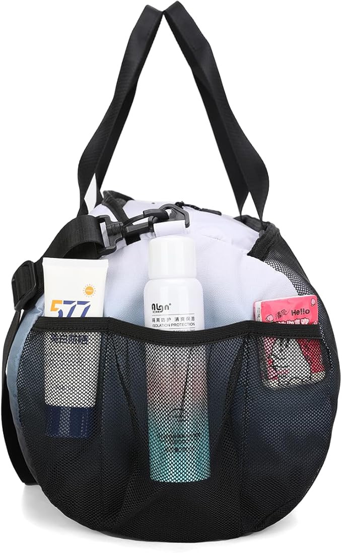 BE SMART Waterproof Mens Gym Bag with Shoe Compartment, Duffle Bag with Wet Pocket for Men, Lightweight Sport Carry On Duffel Bag for Travel, Sports, Fitness & Workout(Black Gradient)