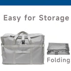 Large Duffel Bag, Waterproof Carry on Weekend Overnight Storage Bag over Luggage for Airline, Travel, Camping, Moving