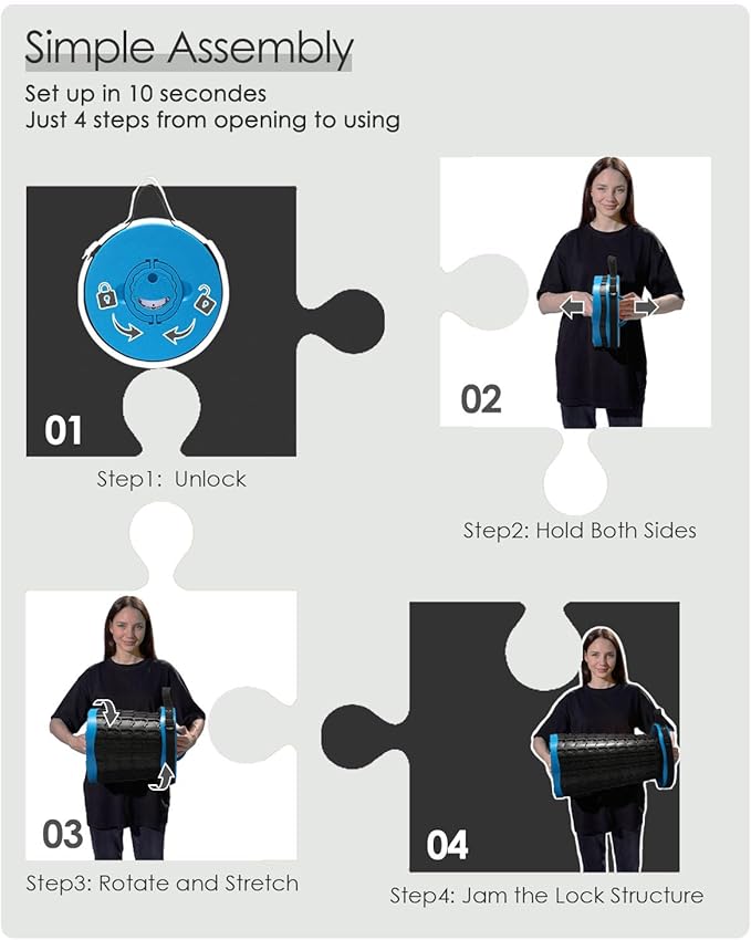 18-inch Heavy Duty Collapsible Stool - 800 lbs Capacity, 2.6 lbs Lightweight Portable Folding Stool for Camping, Travel, Music Festivals and Other Outdoor Events