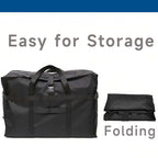 Large Duffel Bag, Waterproof Carry on Weekend Overnight Storage Bag over Luggage for Airline, Travel, Camping, Moving