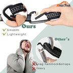 Camping Hammock with Mosquito Net, Double & Single Lightweight Portable Hammocks with Tree Straps, Parachute Hammock for Camping, Backpacking