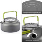 Doorslay Camping Kettle Tea Kettle with Carrying Bag Coffee Tea Pot 1.2L Coffee Kettle