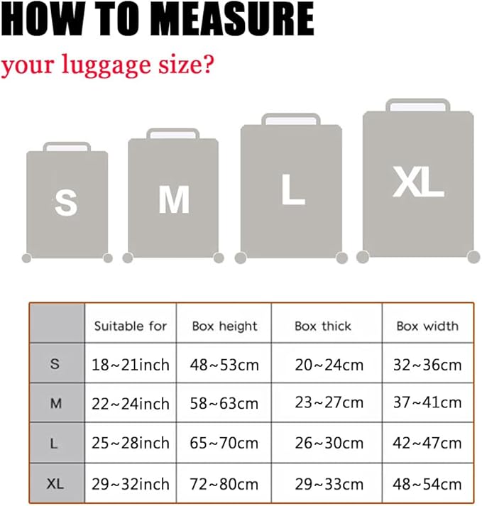 Morbuy Luggage Cover for Suitcase, Modern Solid Color Business Suitcase Cover Protector Fit 18-32 Inch Luggage, Baggage Covers with Zipper for Travel (XL(29-32inch suitcase),Deep Purple)