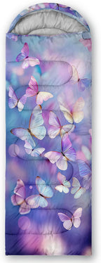 QOOMO Animals Camping Sleeping Bags,3 Season Warm & Cool Weather,Lightweight,Waterproof Sleeping Bags for Adults & Kids,Traveling,and Outdoors,Camping Gear Equipment