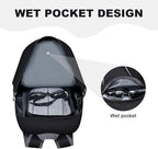 MIYCOO Backpack - Ultra Lightweight Packable Backpack for Travel Camping, Hiking Back Pack Waterproof Foldable Daypack for Men Women Black