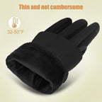Lightweight Winter Running Gloves for Women and Men, Touch Screen Fingers for Cold Weather, Warm Liner Gloves for Ski, Snow, Hiking, Driving, Camping, Cycling Windproof