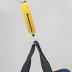 Beaupretty 2pcs Handheld Mechanical Hanging Scale 50kg Vertical Spring Kitchen and Travel Luggage Weighing Tool Yellow Portable Fish and Produce Scale