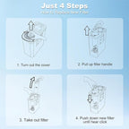 Purewell® K8680 RO Water Purifier System，Replacement RO Filter Cartridge，5-Stage Portable Water Filtration,Survival Gear Purification for Drinking，Team Camping，Travel