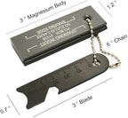 Magnesium Flint Fire Starter, Survival Fire Blocks with Striker for Camping/Hiking/Emergency (4 Pack)