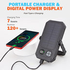 LED Camping Lantern Rechargeable, 10000mAh Portable Camping Lights up to 120+ Hours, 12 Light Modes, Dimmable, LCD Digital Display, Waterproof, Camping Essentials for Power Outages, 10 Packs