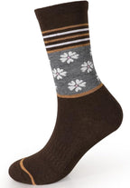 EnerWear 4 Pack Women's Merino Wool Outdoor Hiking Trail Crew Sock