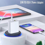 4 Pack USB C Charger Block, Dual Port Type C Wall Charger Fast Charging 20W Power Adapter Cube for iPhone 14/14 Pro/14 Pro Max/14 Plus/13/12/11, XS/XR/X, iPad, Samsung, More