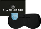 Sleep Mask, 100% Silk, Pure Mulberry Silk, Light Blocking Eye Mask with Elastic Strap for Sleep & Travel, Ultra Soft Eye Cover, No Pressure, Reduce Puffy Eyes, Machine Washable