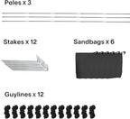 Alvantor Pop Up Screen Tent House Room Instant Outdoor Camping Canopy Sun Shelter Gazebo for Patio, Backyard & Deck, Privacy Tent(2-10 People, 8'x8' 10'x10' 12'x12')