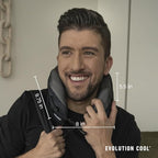 Cabeau Long Haul Flight Cooling Travel Neck Pillow – Evolution Cool – Supportive Memory Foam with Airflow Vents – Compact with Carrying Case (Purple)