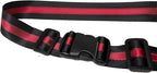MAGARROW 1.5" Utility Straps with Buckle Adjustable, 4-Pack (RED/Black, 9.5 feet Long)