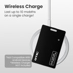 OTIC Wallet Tracker Card, Ultra-Thin 1.7MM Rechargeable Finder, Works with Apple Find My (iOS Only), Item Locator for Luggage Tags, Passports, Phone, IP67 Waterproof, (2-Pack)