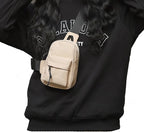 Peicees Small Crossbody Bag Purse For Men Womens Mini Sling Bag Chest Backpack Phone Holder Water-Resistant