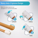 SUP Paddle Board Paddle - Adjustable Paddleboard Paddle Oar 4-Piece Floating Aluminum SUP Kayak Paddle