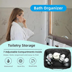 Quick Dry Mesh Shower Caddy Portable, Travel Toiletry Bag,Personal Essentials for Men Women Camping Beach&Dorm Room&travelling&Makeup Organizer,Medium, Black