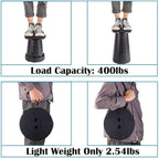 Fishboy Upgraded Collapsible Stool, 400lbs Max Weight, Lightweight But Sturdy, Portable Retractable Folding Telescoping Foldable Camping Stool for Adults Outdoor Fishing Hiking Travel BBQ
