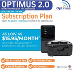 Optimus 2.0 GPS Tracker - Bundle with Twin Waterproof Magnet Case for Vehicles, Assets - 4G LTE - Real-Time GPS Tracking Device – Instant Alerts