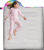 Kids Sleeping Bag for Kids Girls, 3 Season Warm Cool Weather Waterproof Lightweight Camping Sleeping Bag with Carry Bag for Indoor Outdoor Camping Hiking Traveling