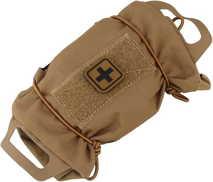 SABADO Rapid/Quick Deploy First Aid Kit Pack Tactical IFAK Pouch Two-Piece System Med Roll Carrier Hypalon Handle Outdoor Sport Hunting Bag