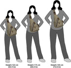 KL928 Canvas Sling Bag - Small Crossbody Backpack Shoulder Casual Daypack Rucksack for Men Women(Large Version)