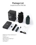 Camping Water Filter – Water Filtration System Survival with 0.01 Micron, 6-Stage Portable Water Filter, Electric Emergency Water Purifier with SOS Light for Hiking, Travel, Backpacking – Green