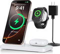 2026 Traveling Portable Wireless Fast Charger for Apple & Android Charging Station 3 in 1 Charging for iPhone17 16 15 14 13 12 11,Apple Watch & Air pods 4 3 2 Pro,Samsung Galaxy-Gifts for Family