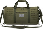QT&QY 40L Military Tactical Duffle Bag For Men Sport Gym Bag Fitness Tote Travel Duffle Bag Training Workout Bag With Shoe Compartment Basketball Football Weekender Bag