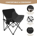 Portable Folding Chair for Sauna, Fast Folding Chair with Carry Bag and Side Pocket Chairs for Adults, Carry Chair for Camping, Tailgates, Beach, and Sports