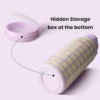 BOTTLE BOTTLE 32oz Insulated Water Bottle Stainless Steel Sport Water Bottle with Straw Dual-use Lid Design for Gym with Pill Box