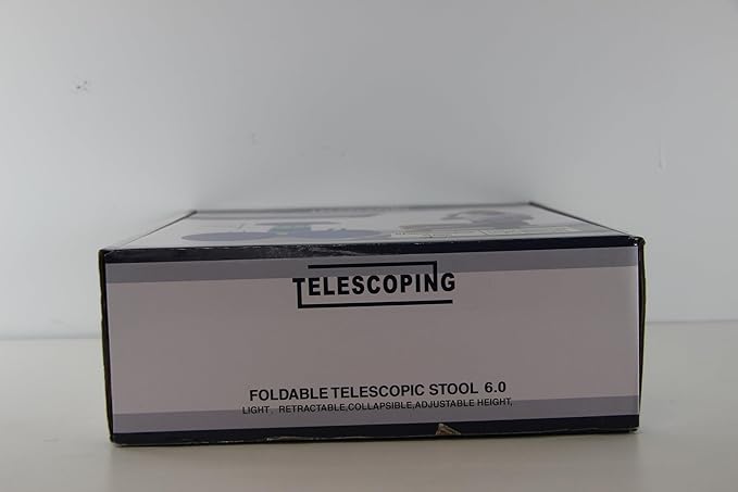 ALEVMOOM Upgraded Portable Retractable Folding Stool,Camping Telescoping Stools with Swivel Cushion,Collapsible Stool for Adults,Hold Up to 440Ib for Garden Travel with Carry Bag&Carabiner