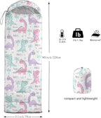 Galaxy Wolf Camping Sleeping Bags Warm & Cool Weather Waterproof Backpacking Blue Purple Starry Sky Sleeping Bag All Seasons Camping, for Adult Kids Boy Girls Camping Gear Equipment, Traveling