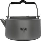 Kuvik Titanium Kettle 1.0L (33.8 oz) - Ultralight and Compact Kettle for Backpacking, Camping, and Home