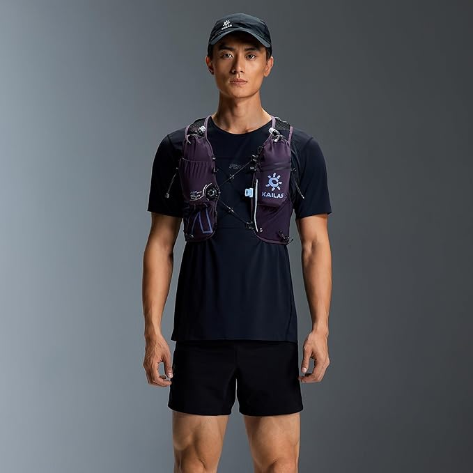 KAILAS FUGA AIR 8 Ⅳ Running Hydration Vest Hydration Pack Lightweight with Two TPU Water Bladders for Women Men Trail Cycling Hiking