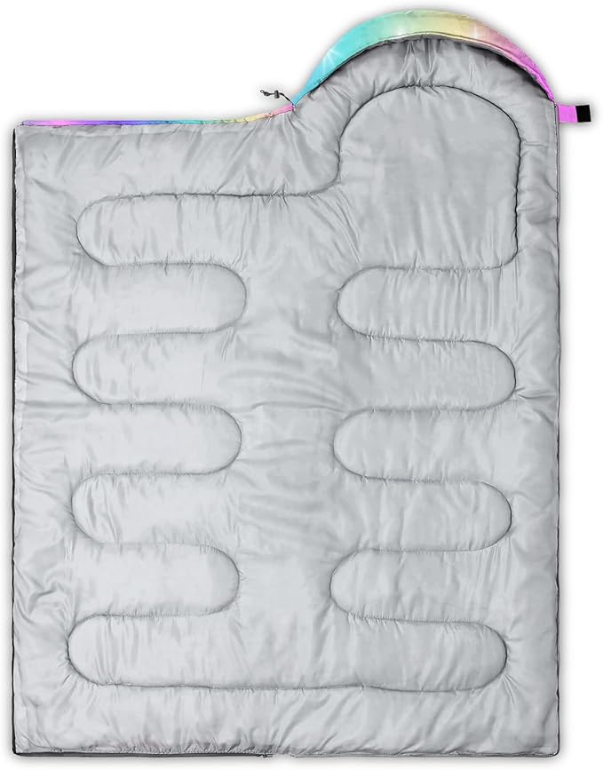 AILONEN Outer Space Astronaut Camping Sleeping Bags,Lightweight & Waterproof,3 Season Warm & Cool Weather,Cartoon Sleeping Bags for Kids,Boys Girls Travelling,Outdoors