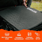 Crua Self Inflating Camping Mattress Sleeping Pad – Camping Air Mattress with Self-Inflating Valve, Quick and Easy Set Up, Ideal for All Weather and Hiking Backpacking