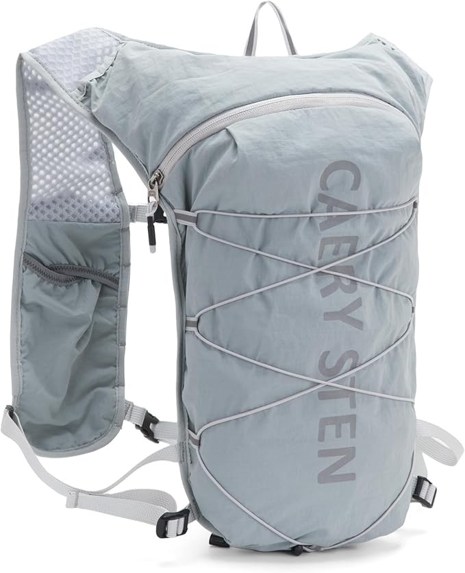 Carey STEN Hydrated Backpack, Running Vest, paired with a 1.5L Water Bag Hiking Backpack, Suitable for Running, Hiking, Marathon, and Both Men and Women