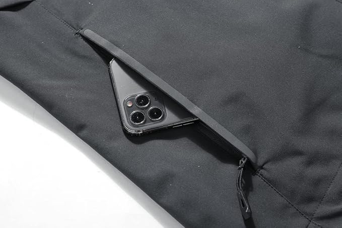 MOERDENG Women's Waterproof Rain Jacket Lightweight Raincoat Hooded Hiking Jacket Softshell Windbreaker