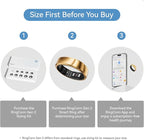 RingConn Gen 2, World’s First Smart Ring with Sleep Apnea Monitoring, No APP Subscription, 12-Day Battery Life, Stress/Heart Rate/Women's Health Tracker, Android & iOS Compatible (Rose Gold, Size 7)