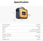 Zetta 138 SUP Pump 20PSI High Pressure Paddle Board Pump Quick Portable SUP Air Pump,Auto-Off &12V DC Car,6 Nozzles for for Inflatable Stand up Paddle Boards,Boats,Inflators